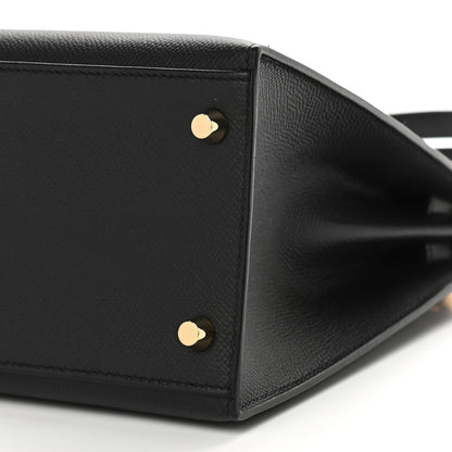 Hermes Epsom Kelly Sellier 28 Black 9 of 10