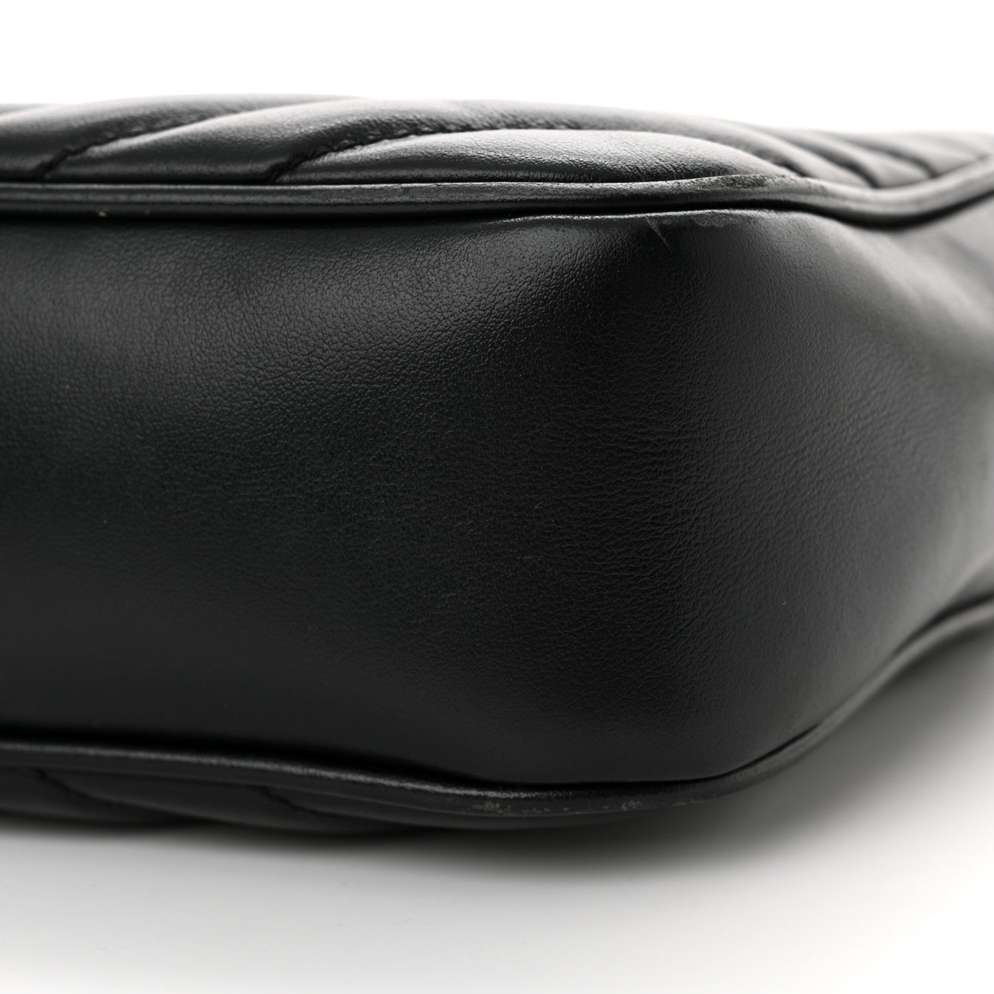 Calfskin Matelasse Monogram Lou Camera Bag Black