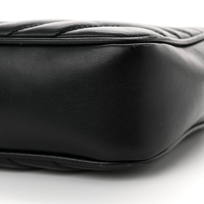 Saint Laurent Calfskin Matelasse Monogram Lou Camera Bag Black 11 of 19