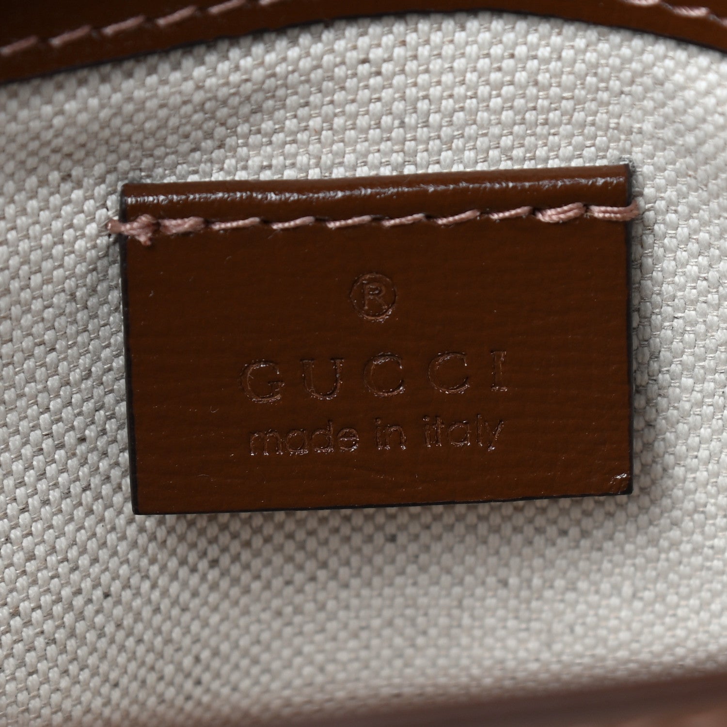 Gucci GG Supreme Monogram Web Mini Horsebit 1955 Shoulder Bag Beige Brown Sugar 6 of 9