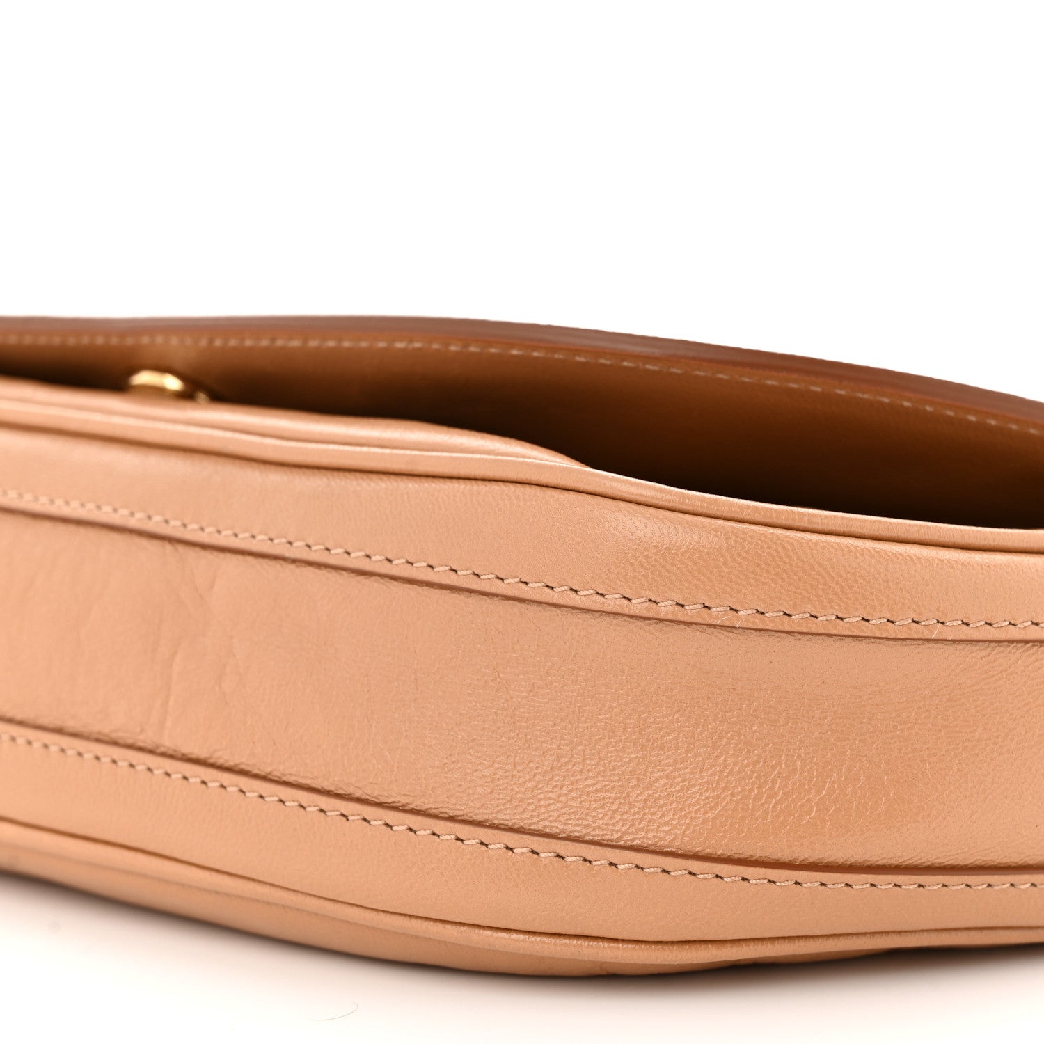 Burberry Lambskin Small Olympia Shoulder Bag Tan 10 of 10