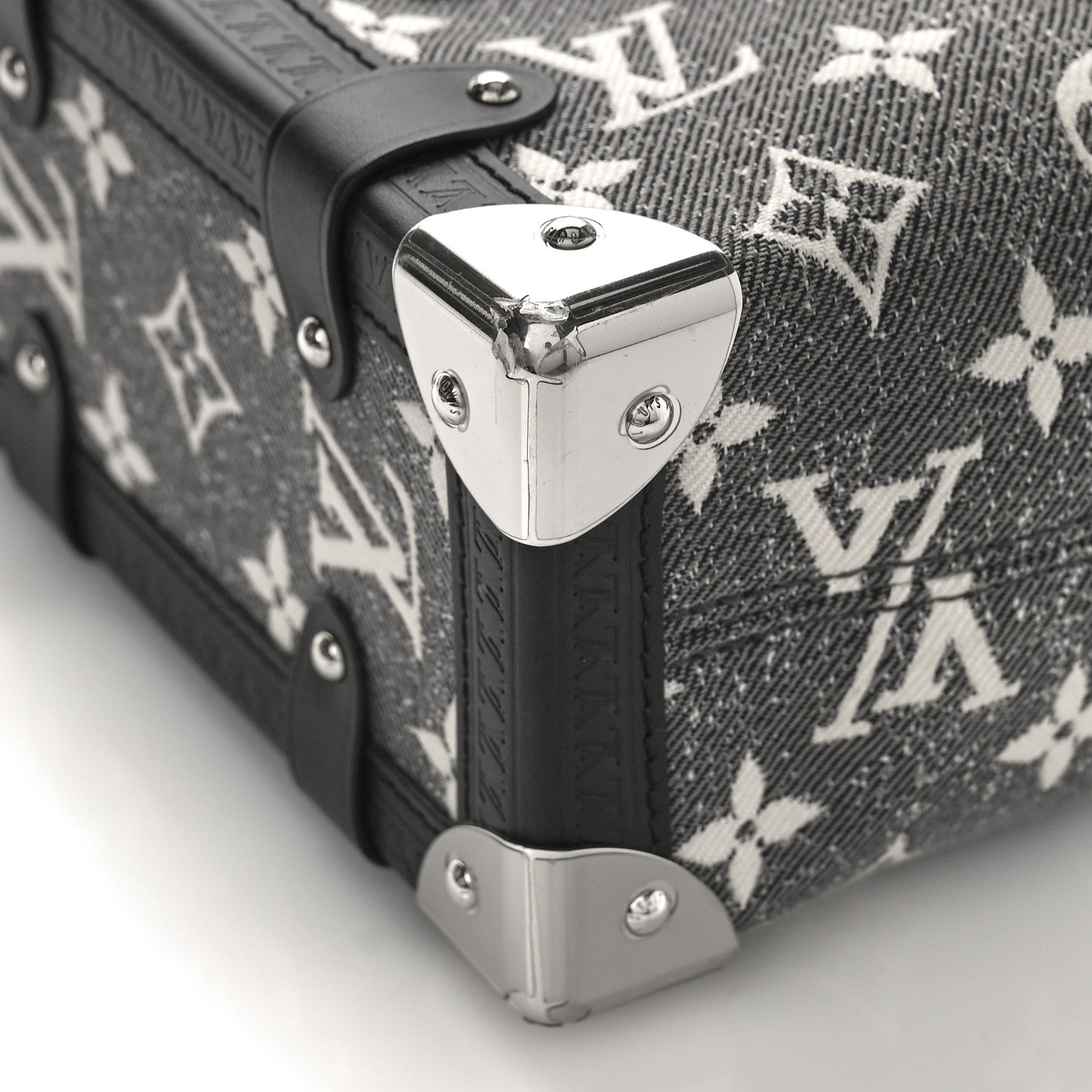 Louis Vuitton Monogram Jacquard Denim Side Trunk Grey 7 of 8