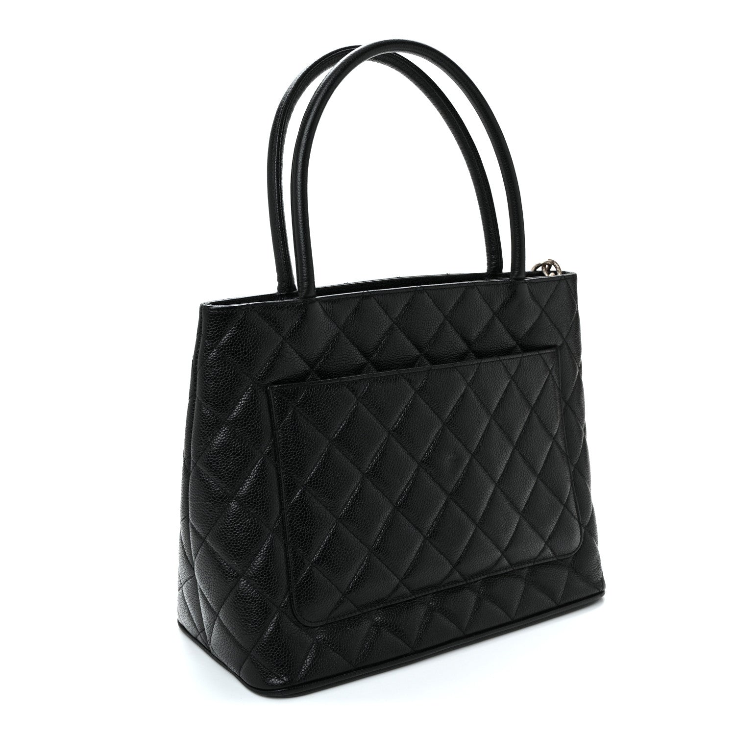 Chanel Caviar Quilted Medallion Tote Black 3 of 9