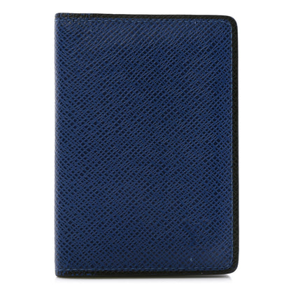Louis Vuitton Taiga Pocket Organizer Blue Marine 1 of 9