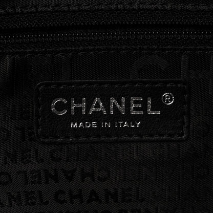 Chanel Aged Calfskin Vintage Ligne XL Lady Braid Tote Black 5 of 11
