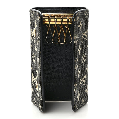 Louis Vuitton Mini Monogram 4 Key Multicles Holder Black 5 of 6