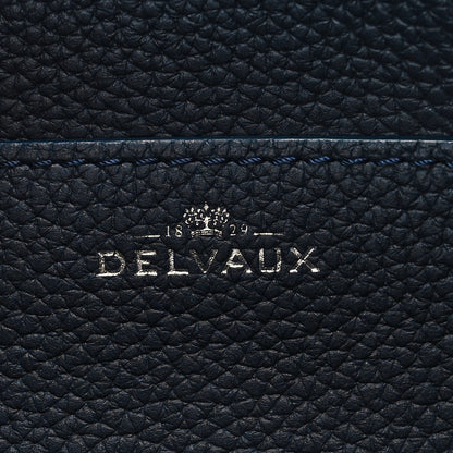 Delvaux Taurillon Pin Daily Surpique Bucket Navy 6 of 8