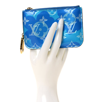 Louis Vuitton Vernis Valentine Key Pouch Light Blue 2 of 6
