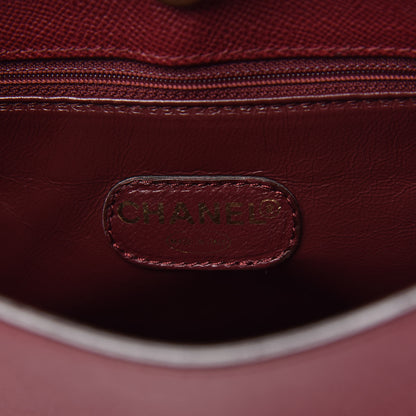 Chanel Caviar Shoulder Bag Burgundy 6 of 9