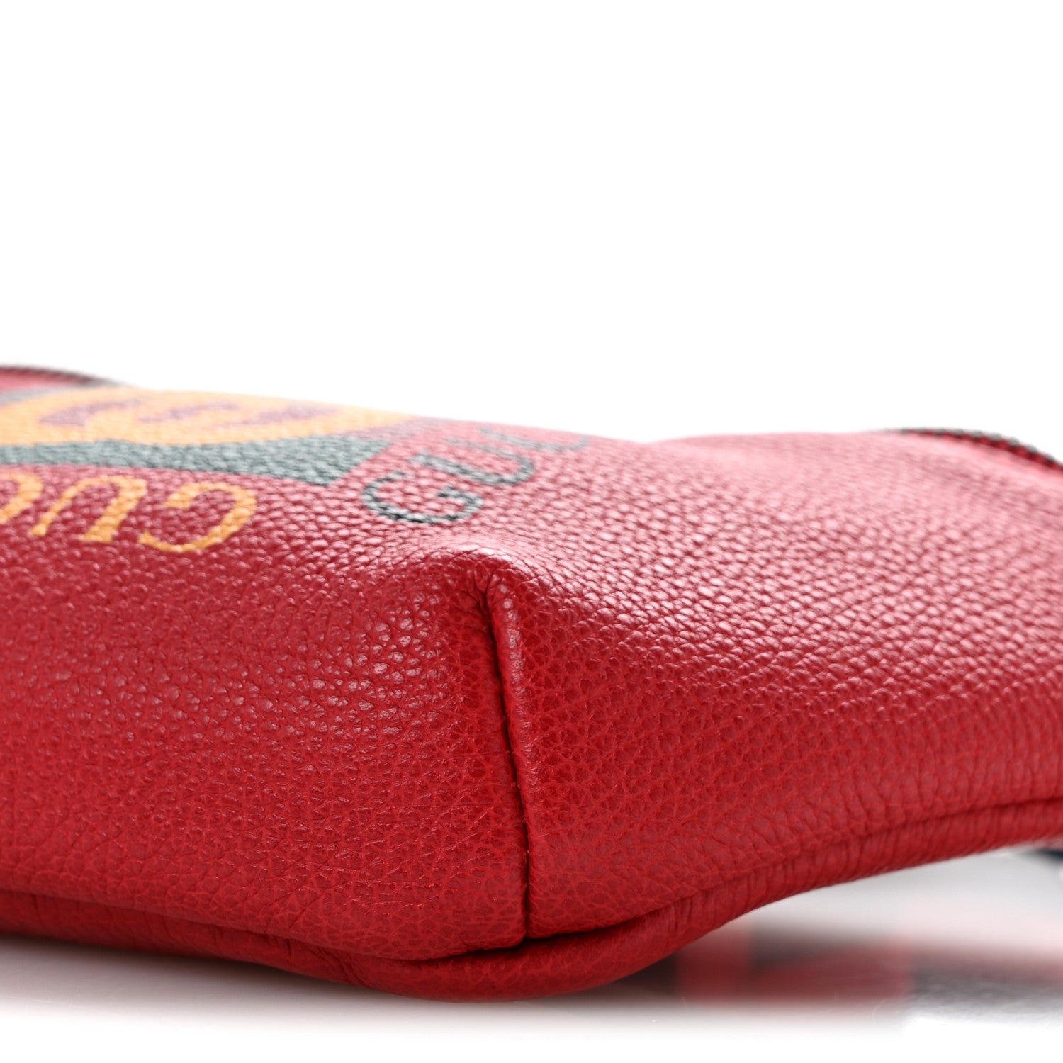 Gucci Grained Calfskin Small Logo Belt Bag Hibiscus Red 10 of 11