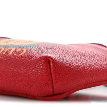 Gucci Grained Calfskin Small Logo Belt Bag Hibiscus Red 10 of 11