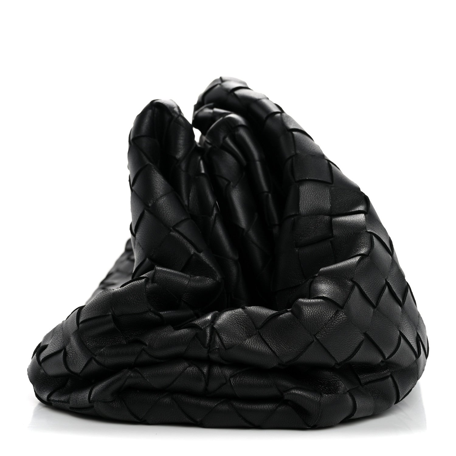 Bottega Veneta Nappa Maxi Intrecciato The Pouch Oversized Clutch Black 11 of 11