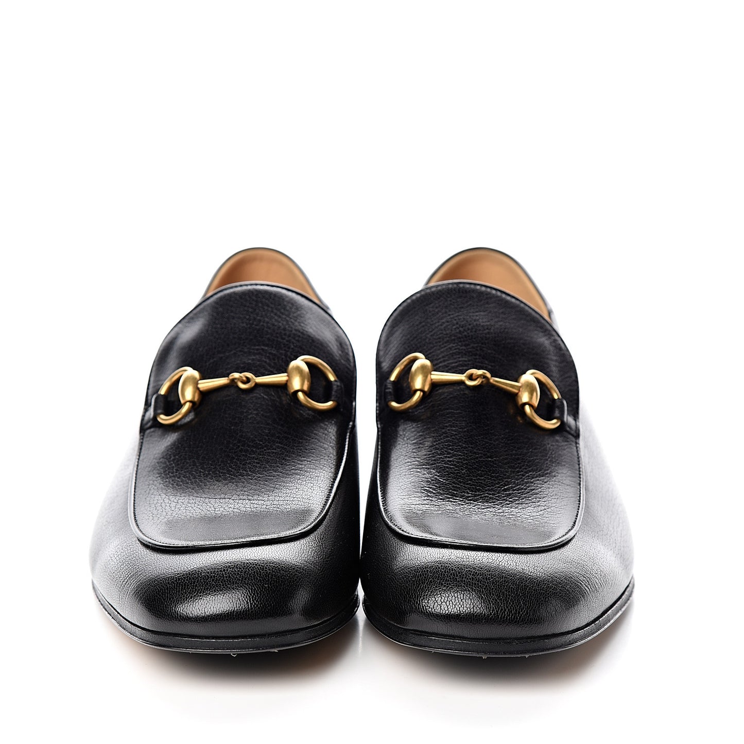 Goatskin Mens Horsebit Loafers 8.5 Black
