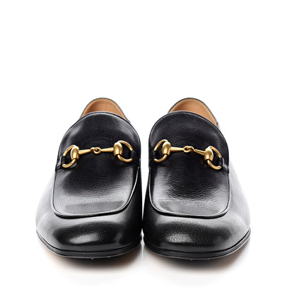 Gucci Goatskin Mens Horsebit Loafers 8.5 Black 2 of 9