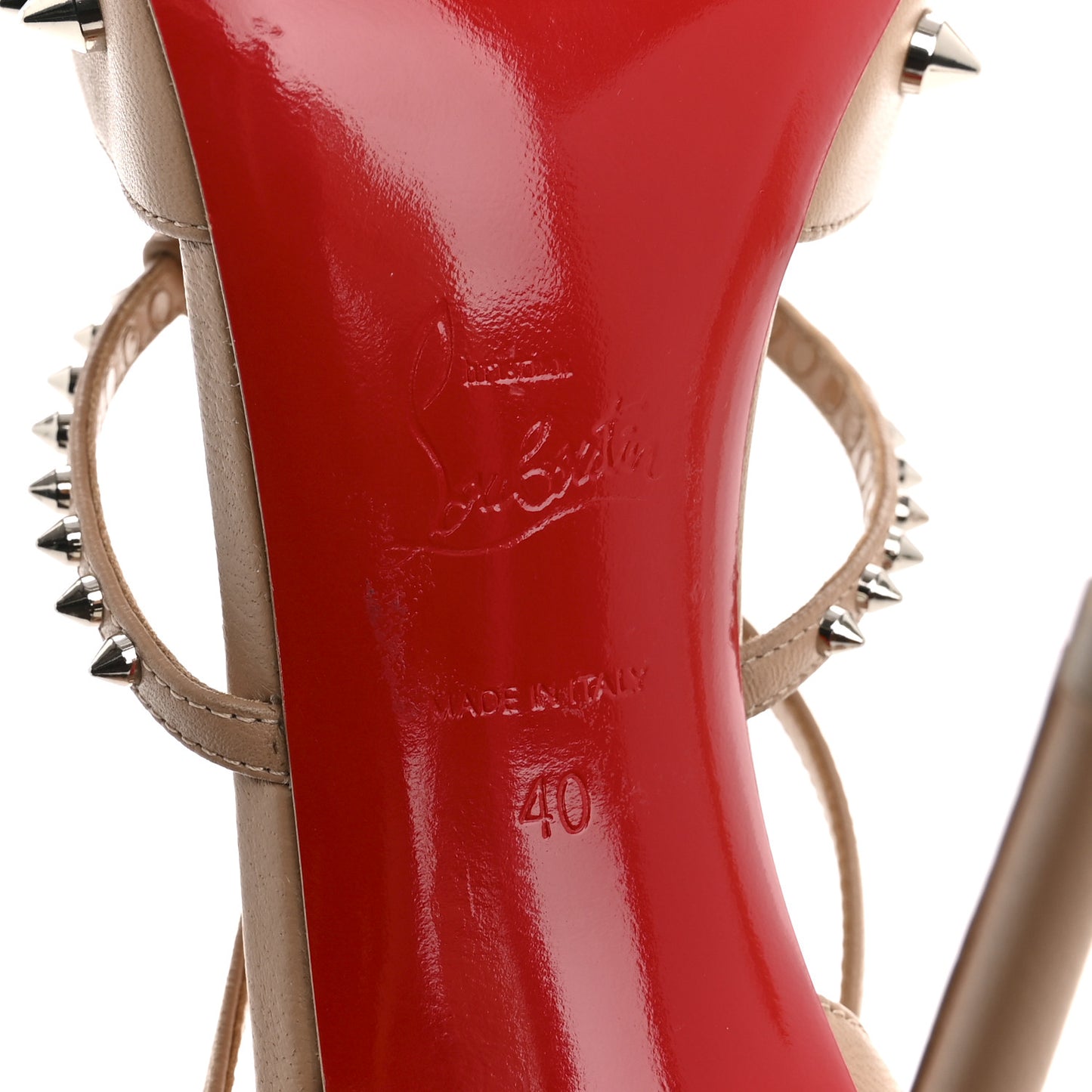 Nappa Studded Tatooshka 100 Pumps 40 Blush