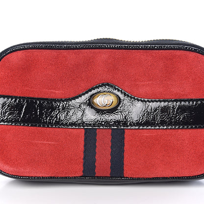 Gucci Suede Patent Ophidia Belted iPhone Case 80 32 Hibiscus Red 8 of 9