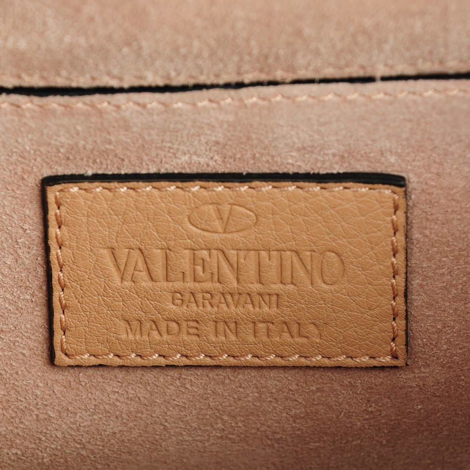Valentino Garavani Pebbled Calfskin Rockstud Crossbody Messenger Bag Skin Sorbet 6 of 7