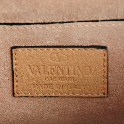 Valentino Garavani Pebbled Calfskin Rockstud Crossbody Messenger Bag Skin Sorbet 6 of 7