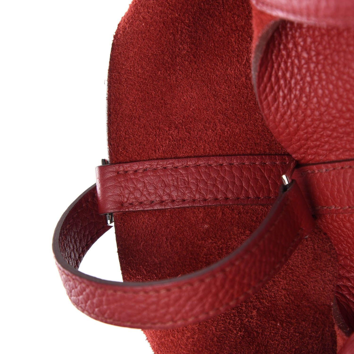 Hermes Taurillon Clemence Picotin Lock 18 PM Rubis 6 of 10