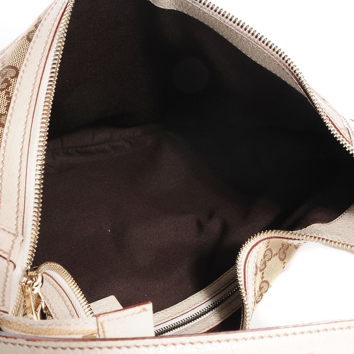 Monogram Glam Hobo Off White