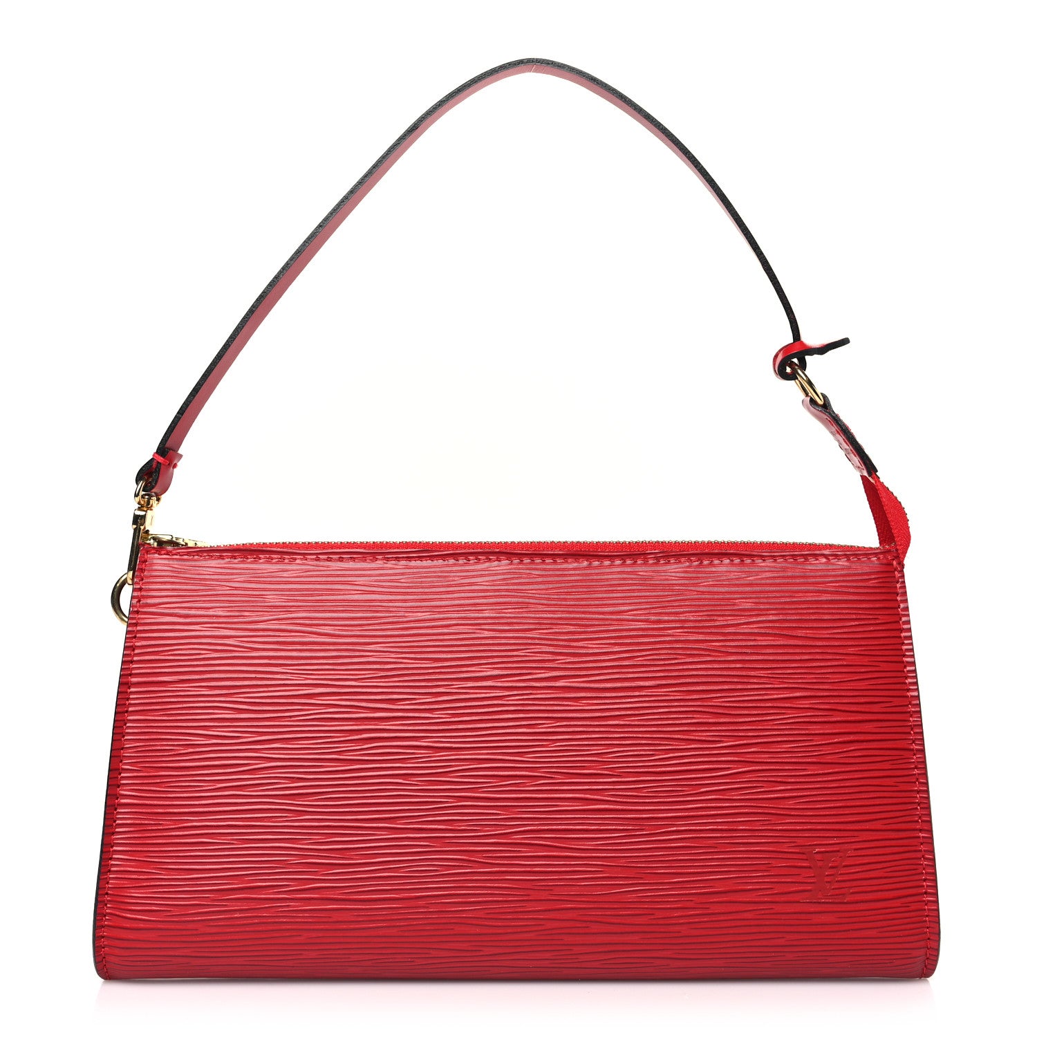 Louis Vuitton Epi Pochette Accessories 24 Castillan Red 1 of 8