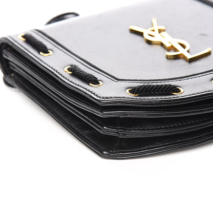 Saint Laurent Calfskin Medium Monogram Fetish Satchel Black 8 of 11