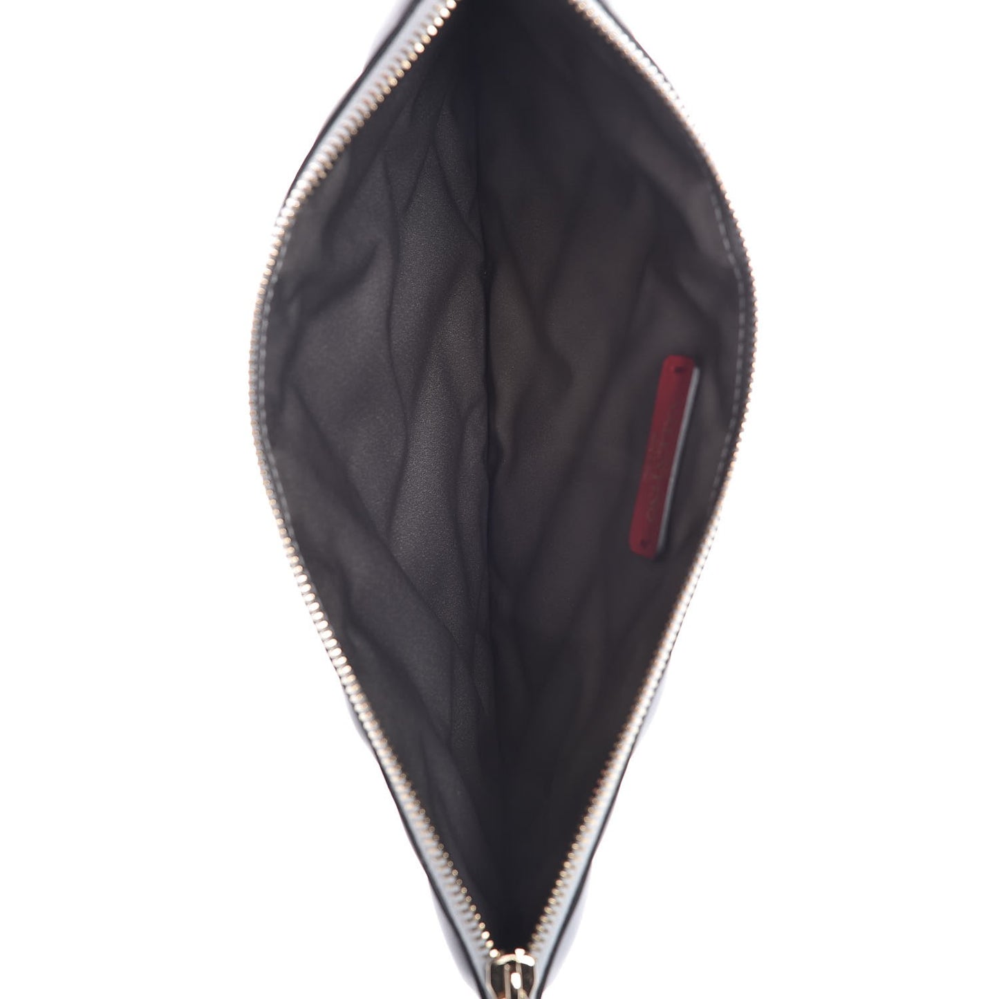 Nappa Candystud Zip Pouch Pastel Grey