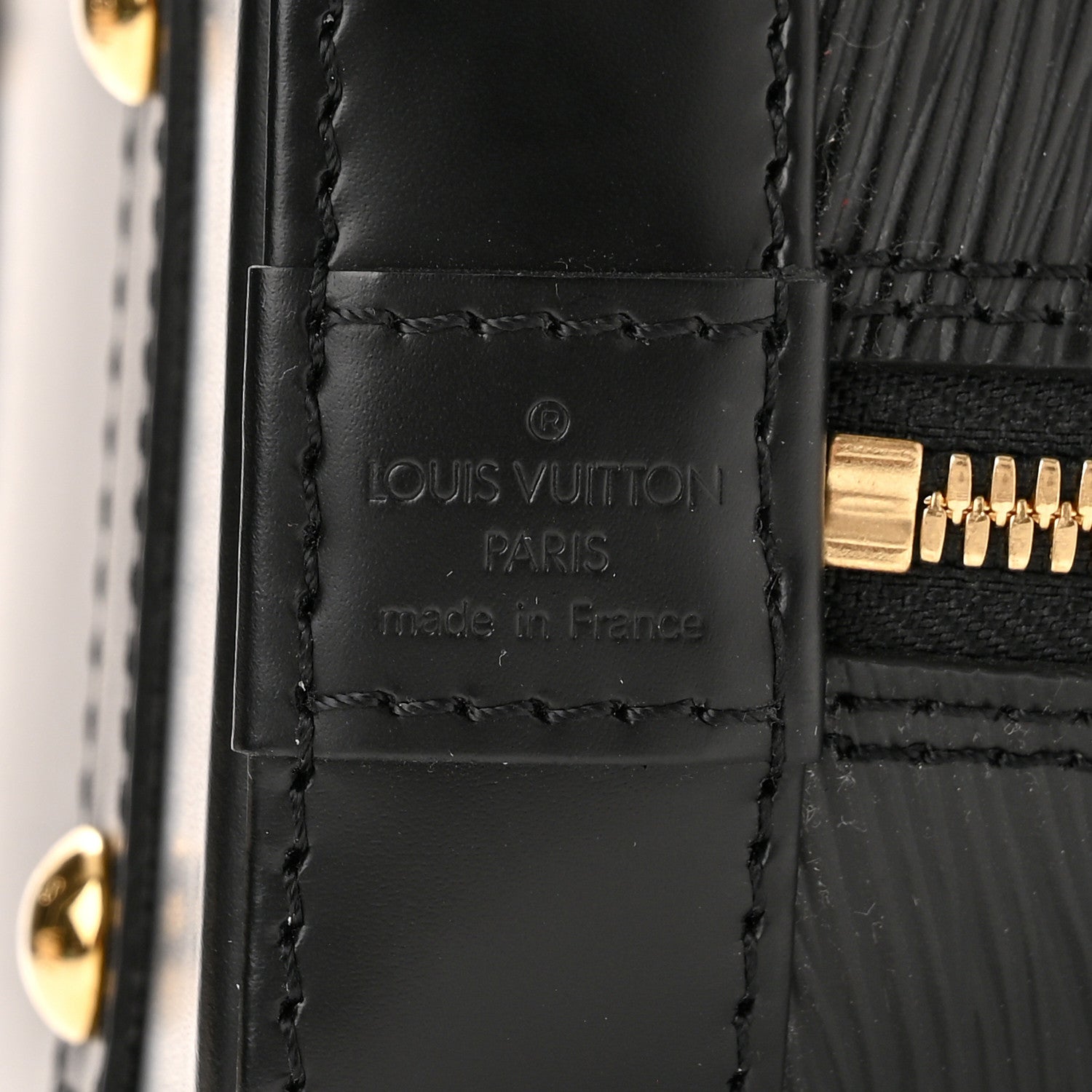 Louis Vuitton Epi Love Lock Alma BB Black 6 of 9