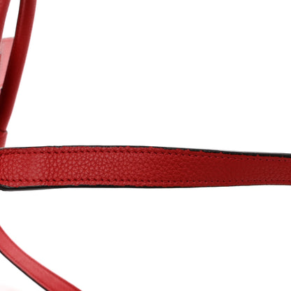 Celine Drummed Calfskin Nano Luggage Coquelicot 12 of 12