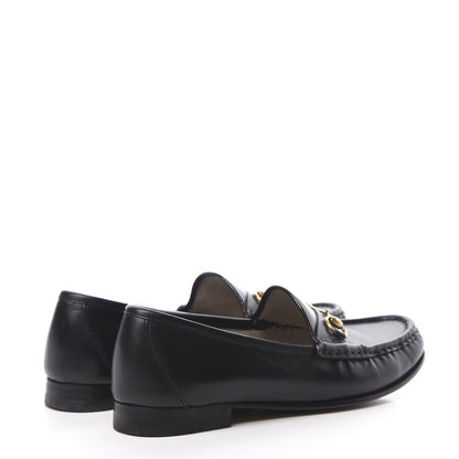 Gucci Calfskin Womens 1953 Horsebit Loafers 37.5 Black 4 of 12