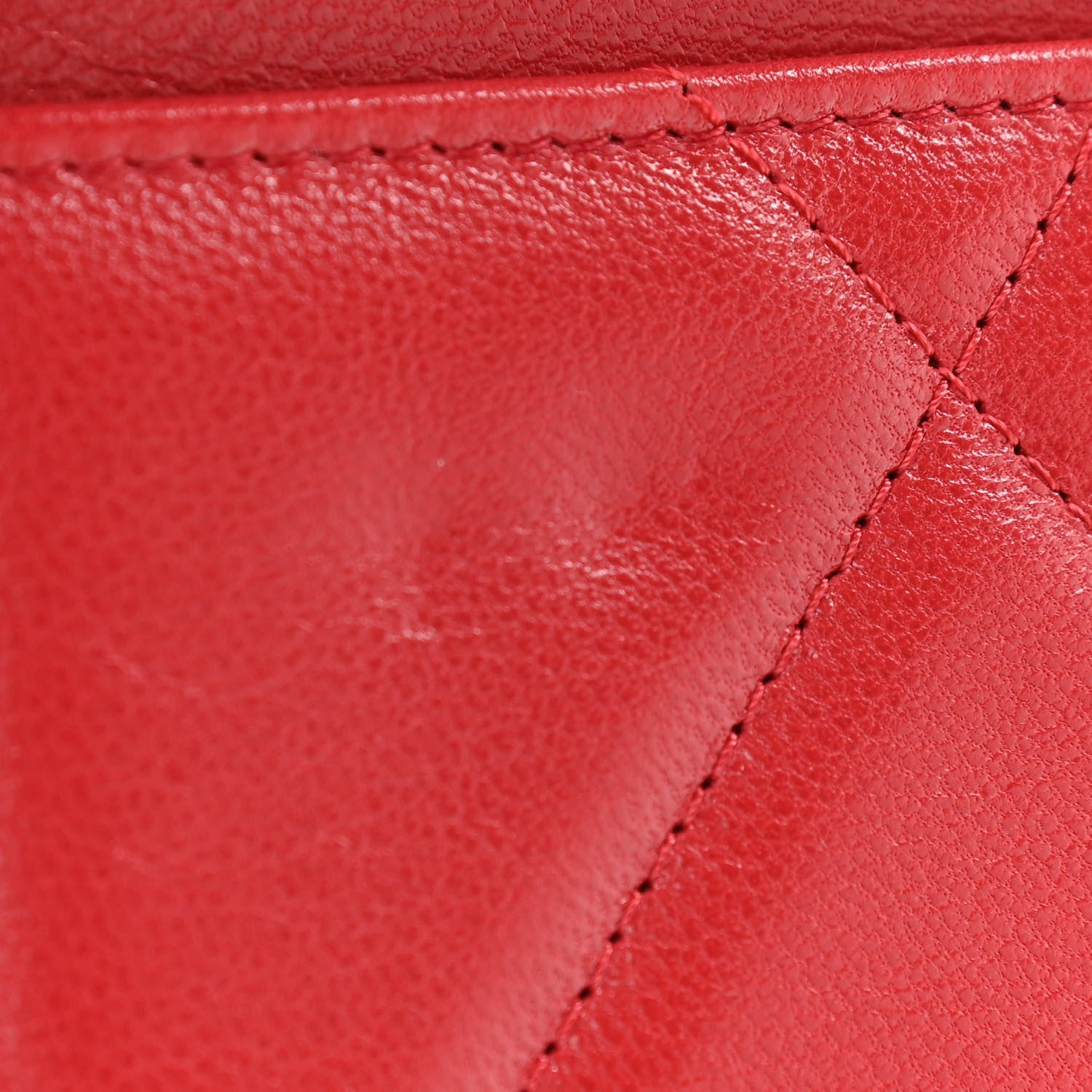 Chanel Goatskin Quilted Chanel 19 Wallet On Chain WOC Red 12 of 13