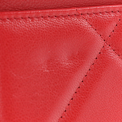 Chanel Goatskin Quilted Chanel 19 Wallet On Chain WOC Red 12 of 13