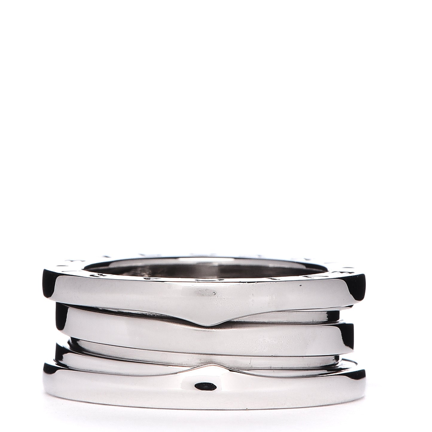 18K White Gold B.Zero1 Three-Band Ring 49 4.75