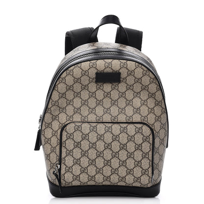 Gucci GG Supreme Monogram Small Eden Day Backpack Black 1 of 8