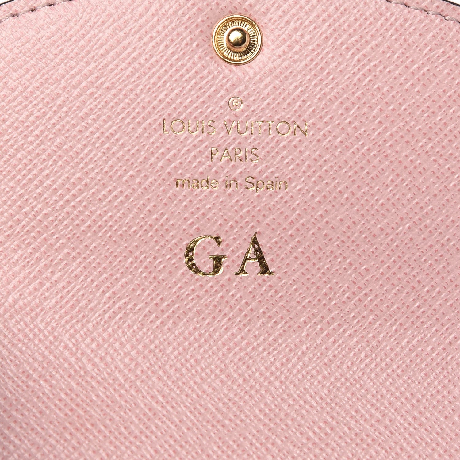 Louis Vuitton Damier Ebene Rosalie Coin Purse Rose Ballerine 6 of 9