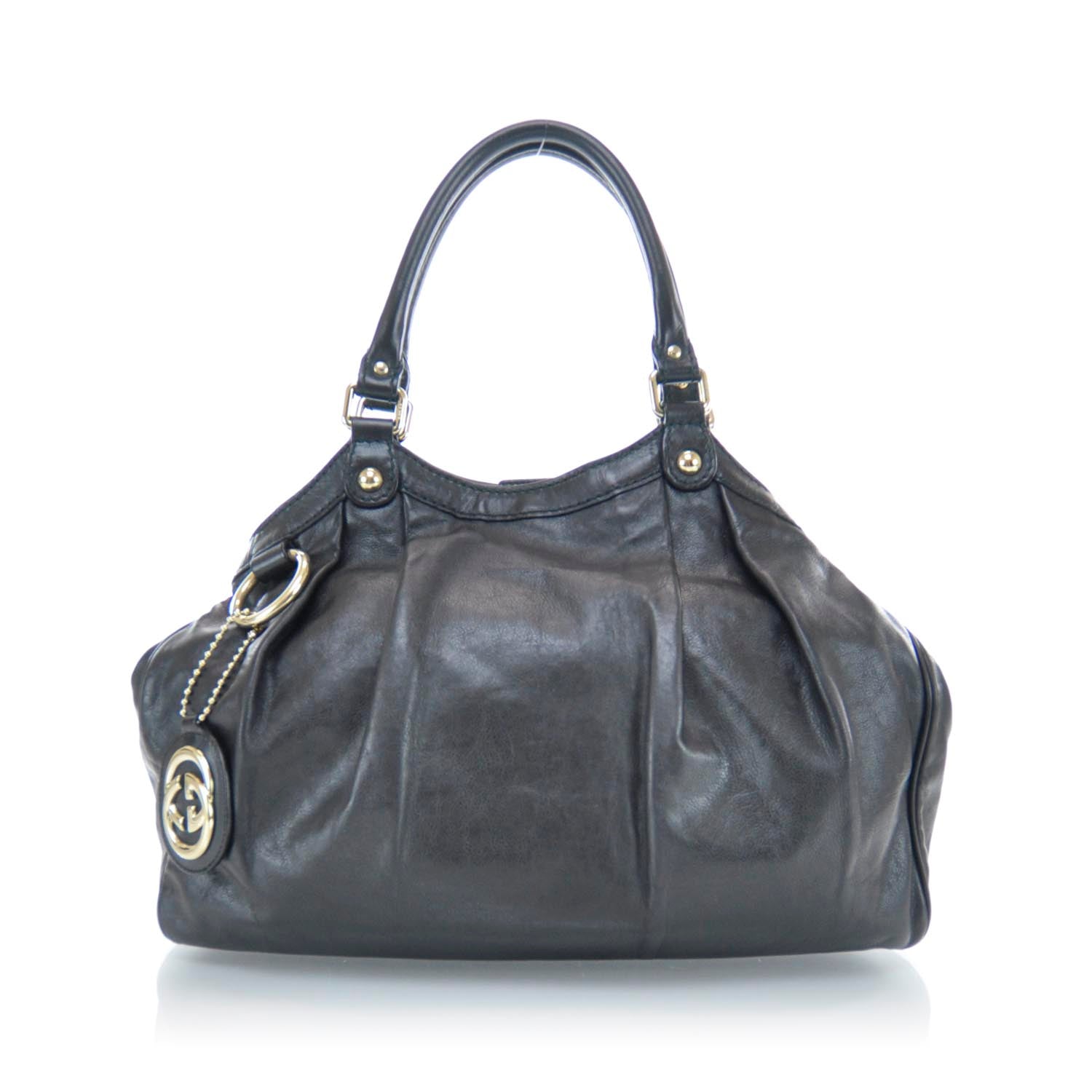 Gucci Leather Medium Sukey Black 1 of 10
