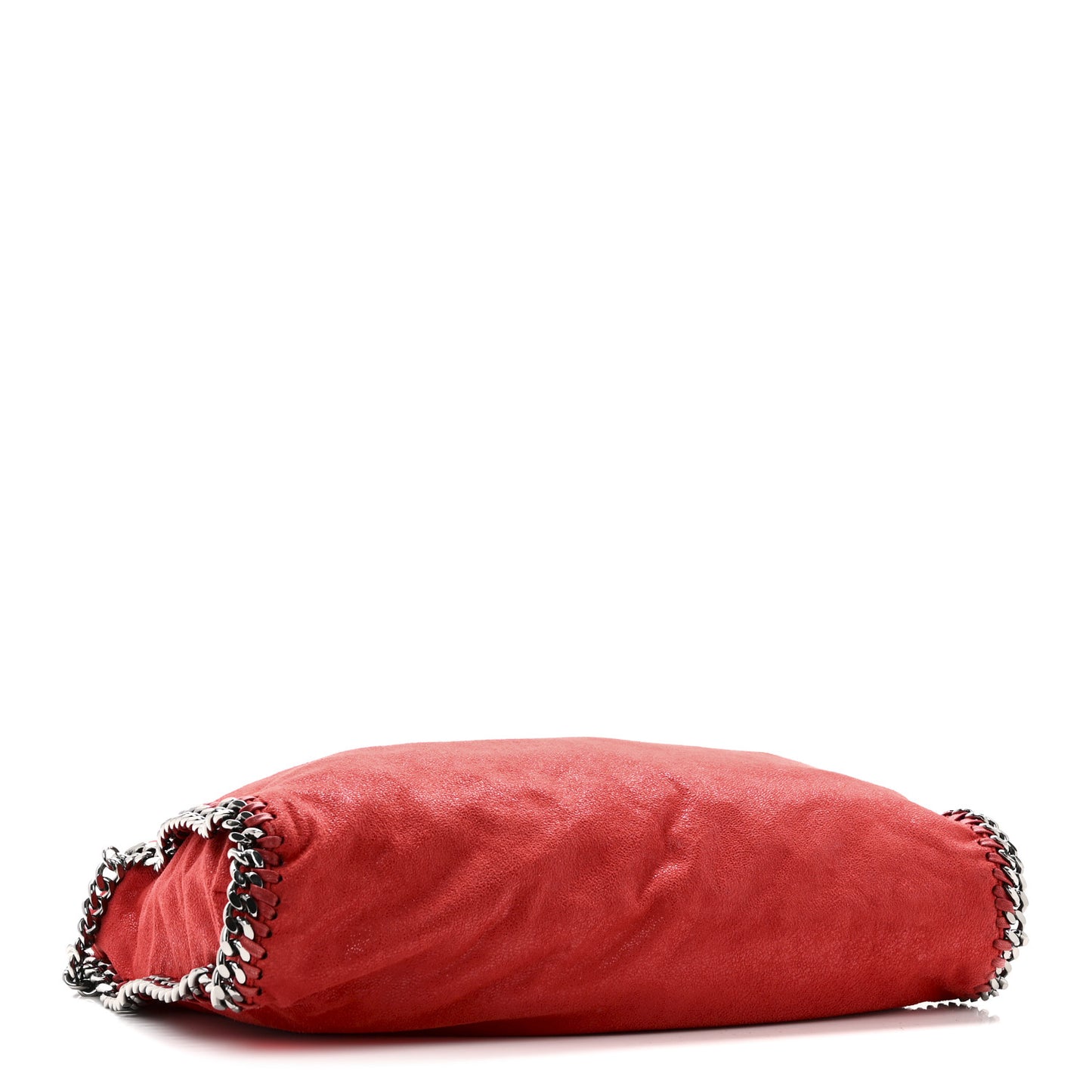 Shaggy Deer Falabella Fold Over Tote Red