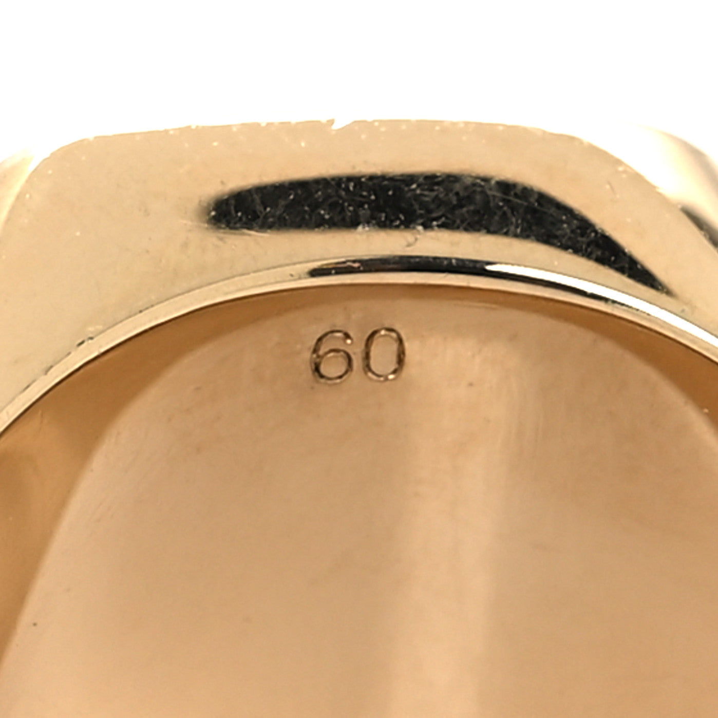 BB Signet Ring 54 Gold RED