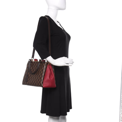 Louis Vuitton Damier Ebene Cuir Taurillon Brittany Bordeaux 2 of 10