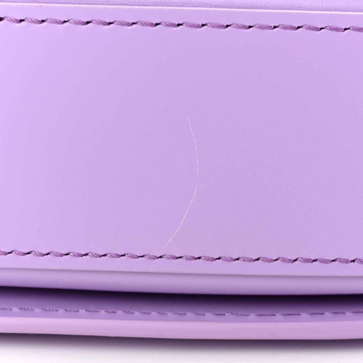 Versace Calfskin Medium Greca Goddess Shoulder Bag Lilac 10 of 10