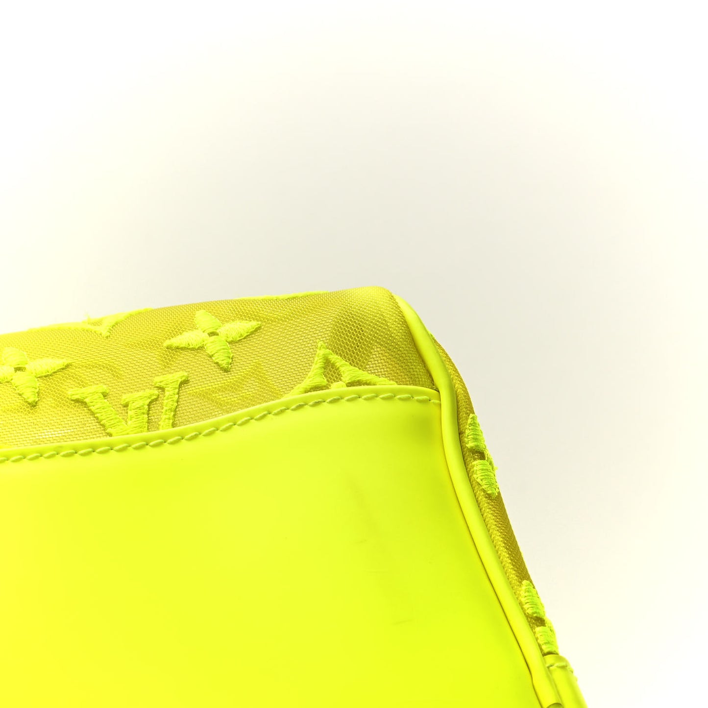Monogram Fluo See Through Keepall Bandouliere 50 Yellow