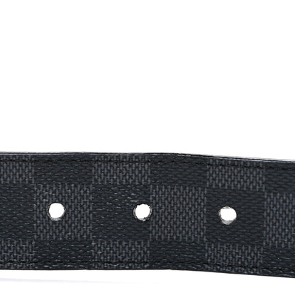 Louis Vuitton Damier Cobalt 35mm Pont Neuf Belt 3 of 7
