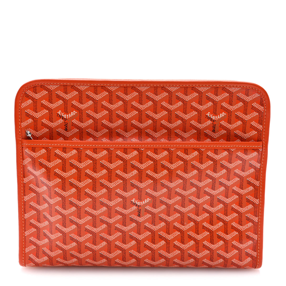 Goyard Goyardine Jouvence GM Toiletry Pouch Orange 1 of 7