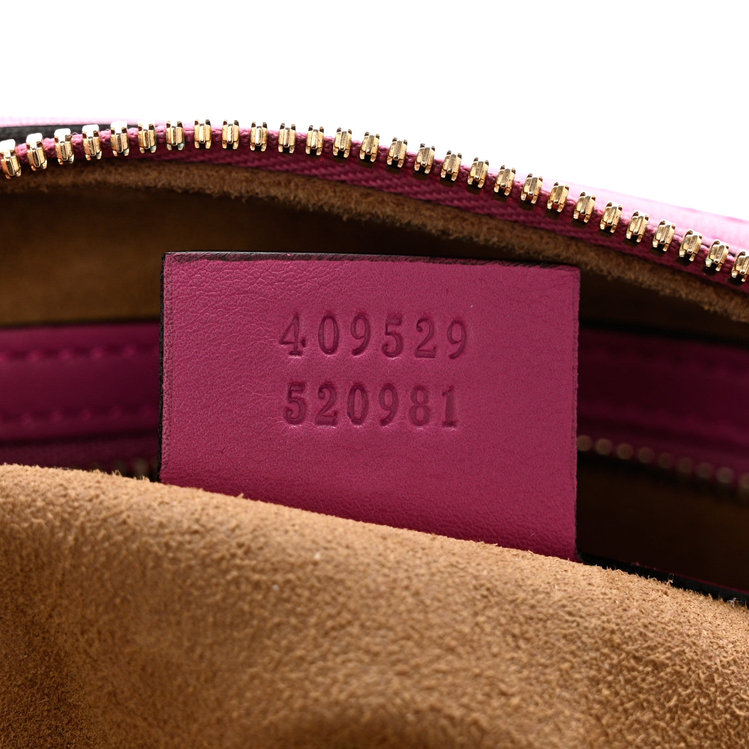 Gucci GG Supreme Monogram Moon Calfskin Small Boston Beige Ebony Hibiscus Red New Rosette 7 of 10