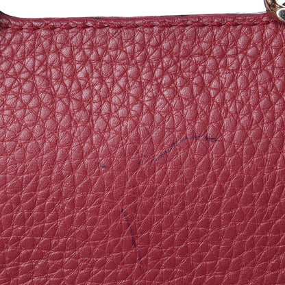 Gucci Pebbled Calfskin Medium Miss Bamboo Shoulder Bag Burgundy 8 of 8