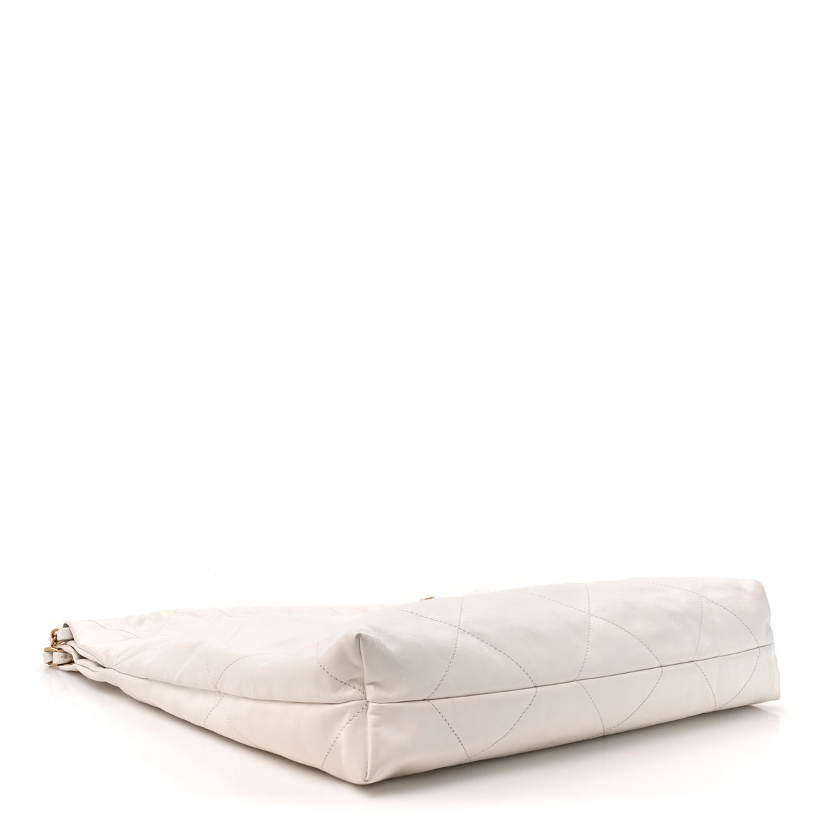 Chanel Shiny Calfskin Quilted Small Chanel 22 White 5 of 13