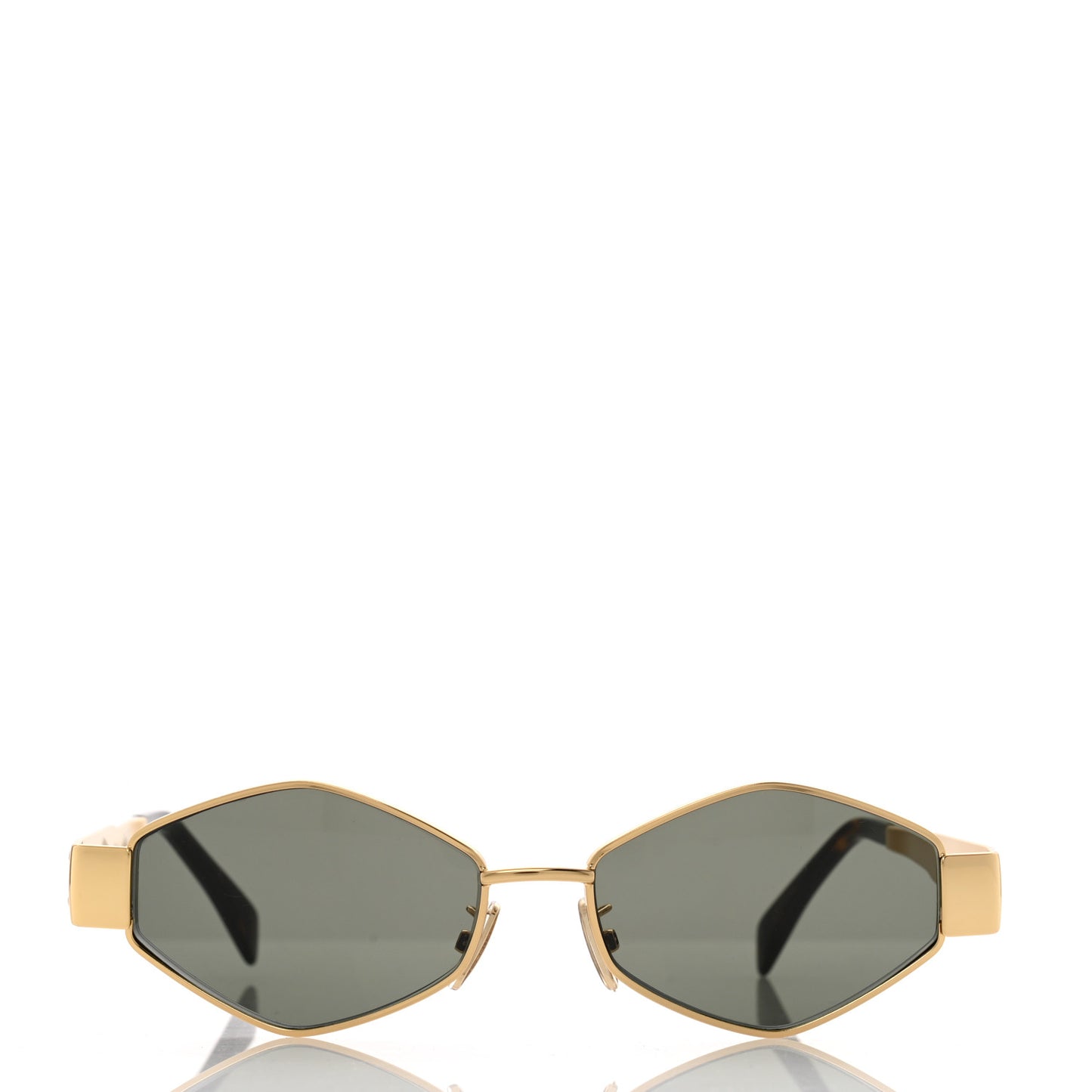 Metal Triomphe 02 Sunglasses CL40254U Gold Green