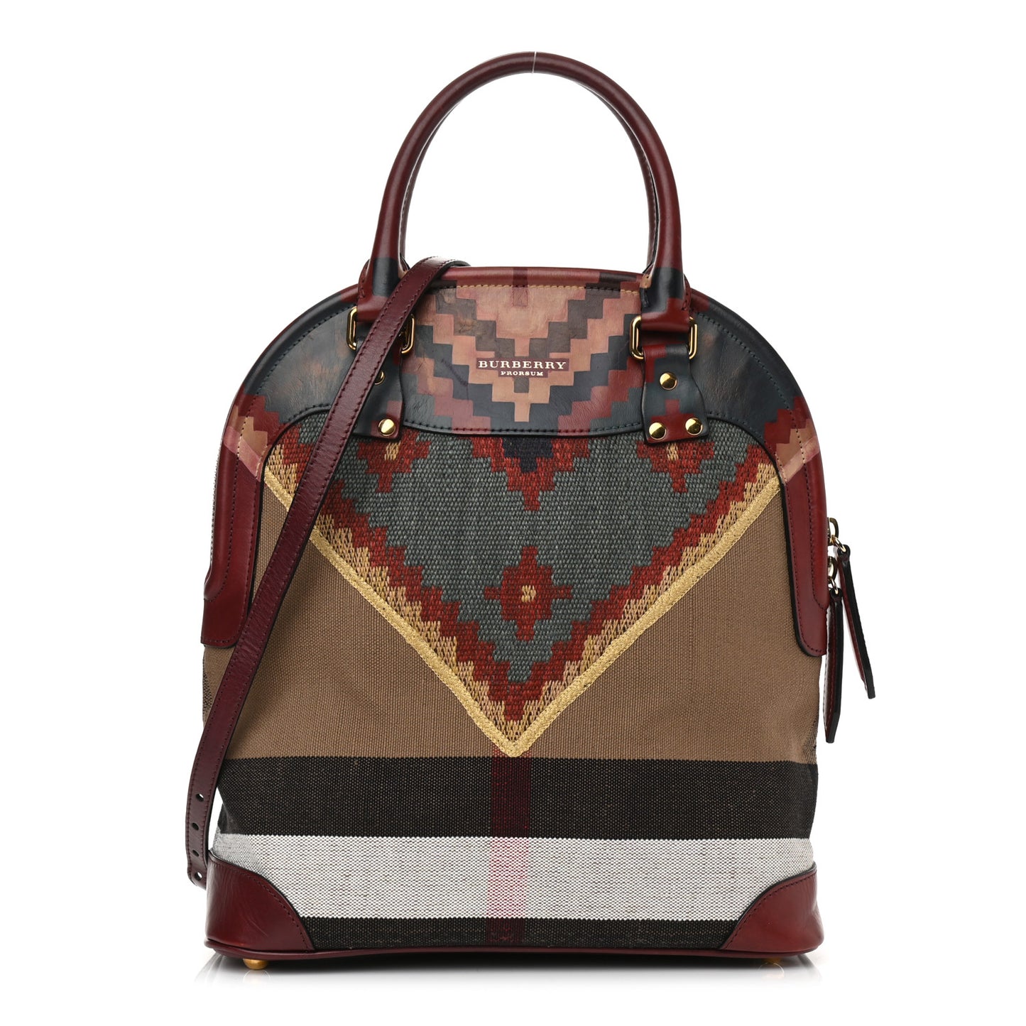 Prorsum Handpainted Tapestry Bloomsbury Burgundy