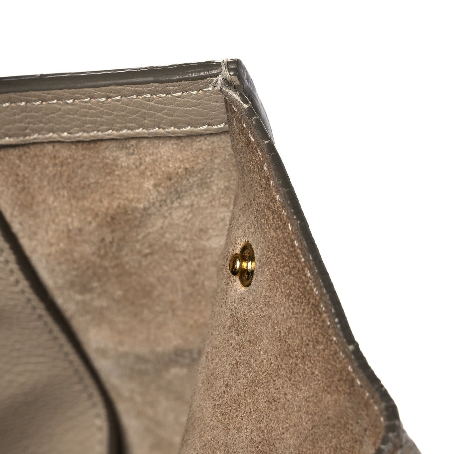 Crisped Calfskin Medium Tie Knot Tote Taupe