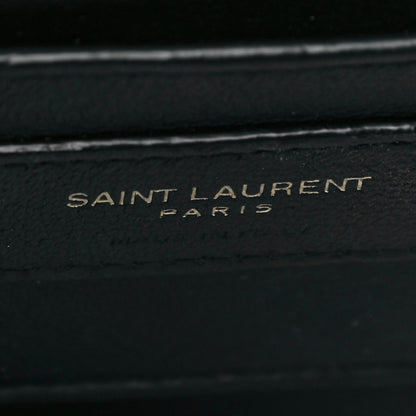 Saint Laurent Grain de Poudre Mini Classic Monogram Cassandra Top Handle Beige 5 of 9